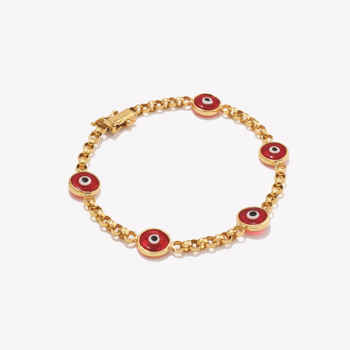 Pulsera con Ojo Turco Rojo