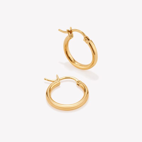 Argollas oro 18k amarillo, Tubulares.