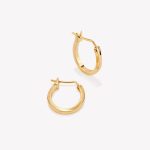 Argollas oro 18k amarillo, Chinas 1er Tamaño.