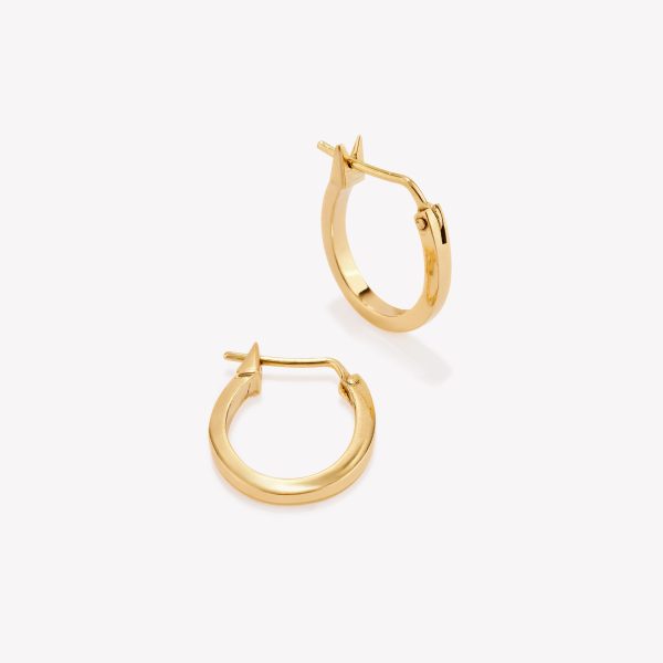 Argollas oro 18k amarillo, Chinas 1er Tamaño.