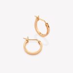 Argollas oro 18k naranja, Chinas 2doTamaño.