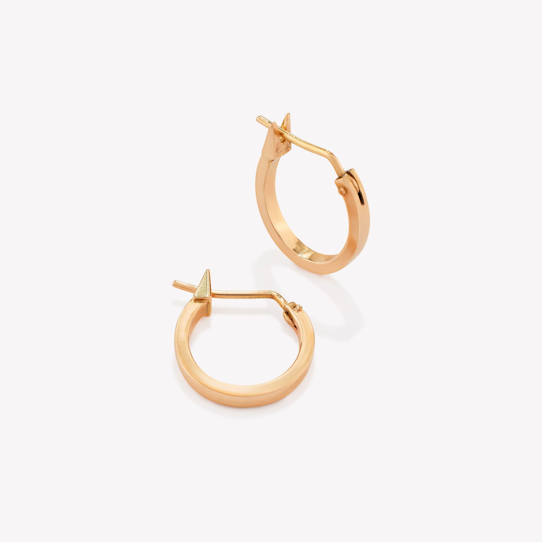Argollas oro 18k naranja, Chinas 2doTamaño.
