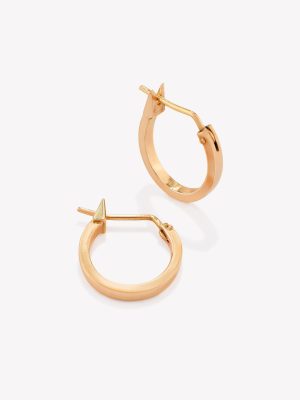 Argollas oro 18k naranja, Chinas 2doTamaño.