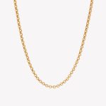 Cadena Rollo 45cms., Oro Amarillo