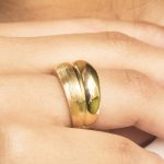 Anillo oro 18k amarillo, Double.