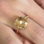 Anillo oro 18k amarillo, Golden.