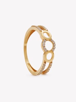 Anillo oro 18k amarillo, Round.