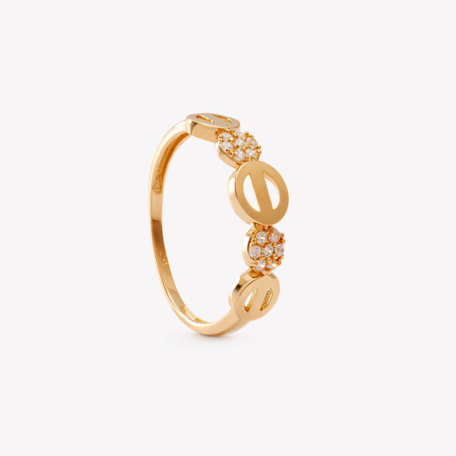 Anillo oro 18k amarillo, Ilusión Infinito.