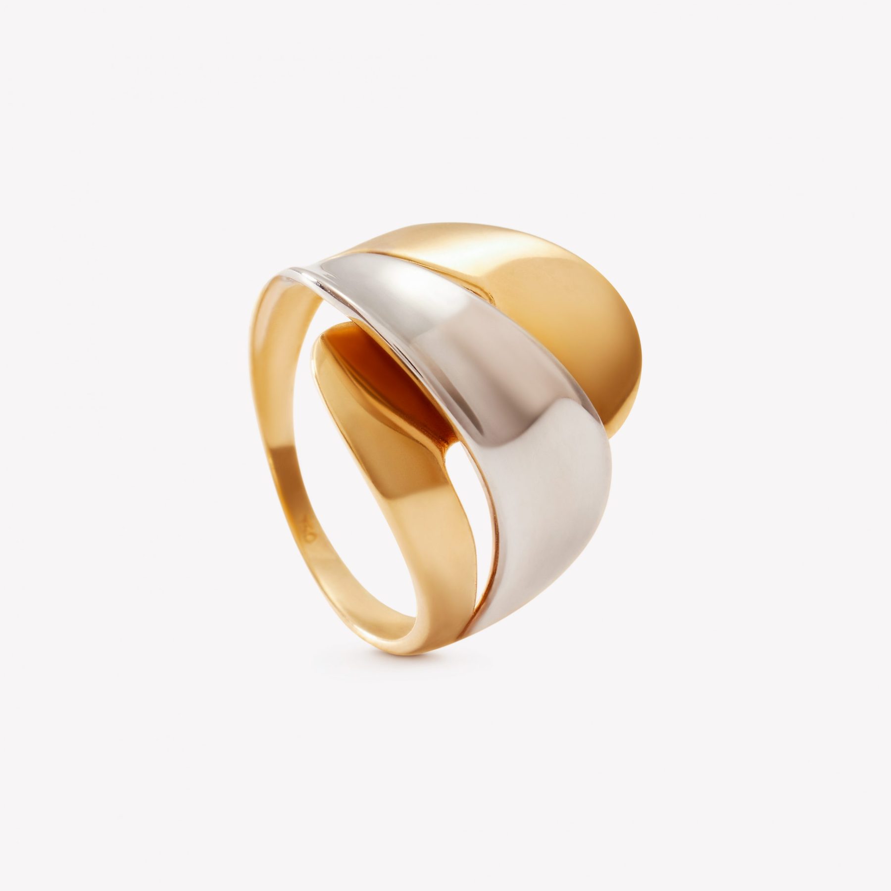 Sortija oro 18k amarillo, Zig Zag.