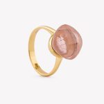 Anillo oro 18k amarillo, Pomelato Natural Rosado.