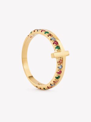 Anillo Cruz, Oro amarillo