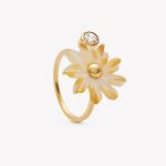Anillo oro 18k amarillo, Jasmín Nacar.