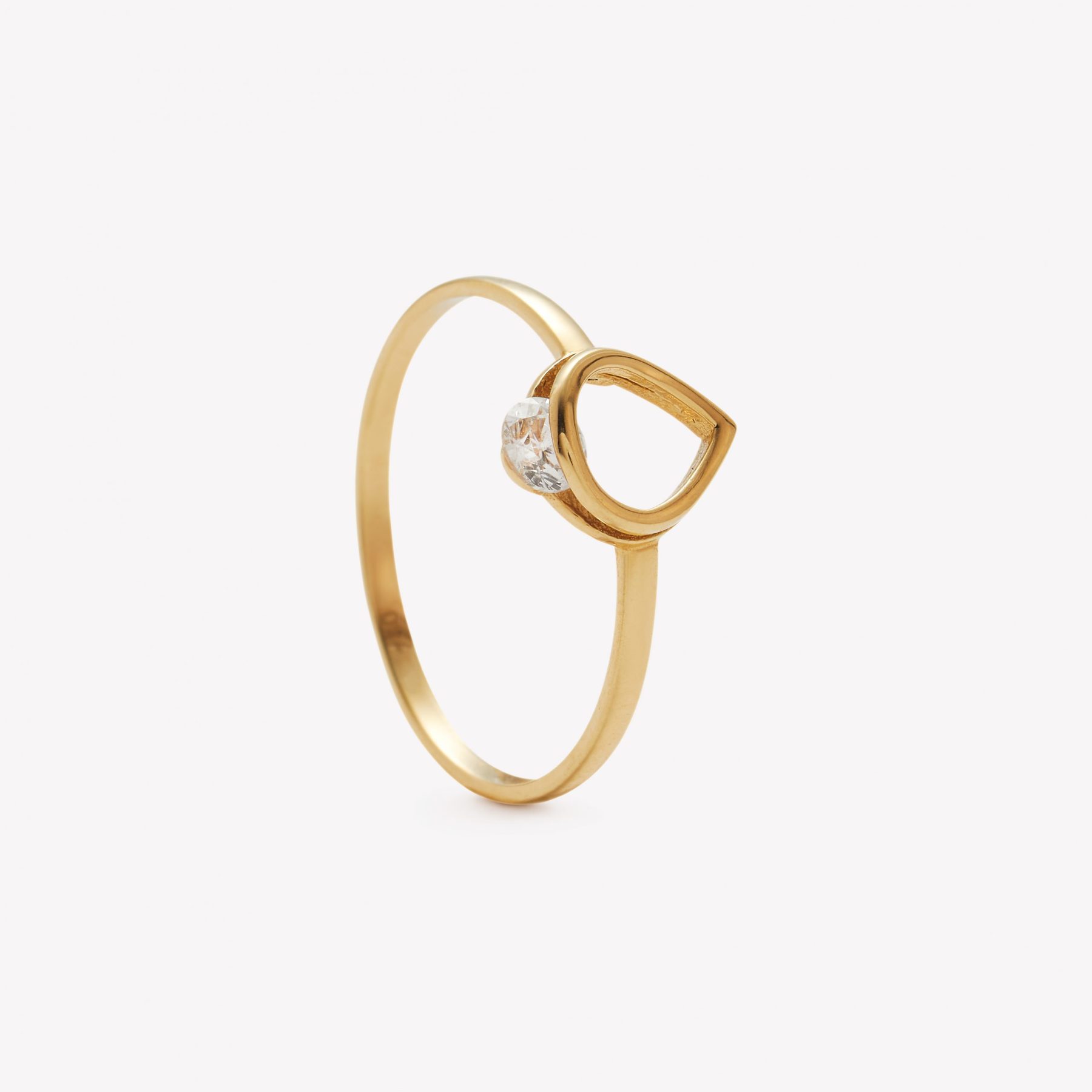 Anillo oro 18k amarillo, Gota