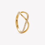 Anillo oro 18k amarillo, Infinito Ilusión.