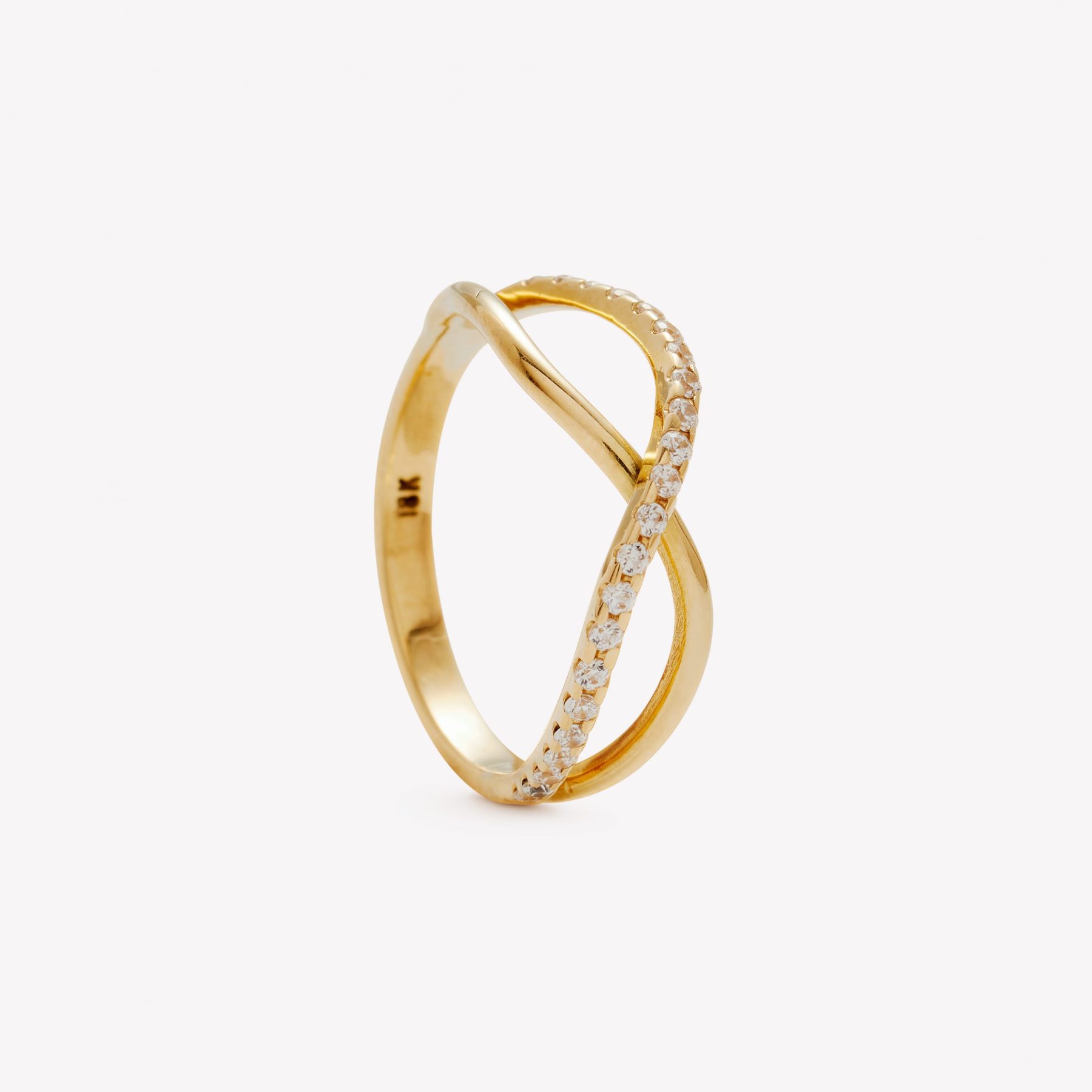 Anillo oro 18k amarillo, Infinito Ilusión.