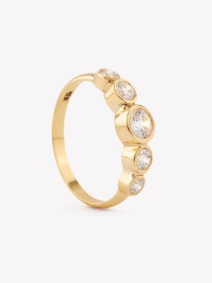 Anillo oro 18k amarillo, Biselado en Degrade.