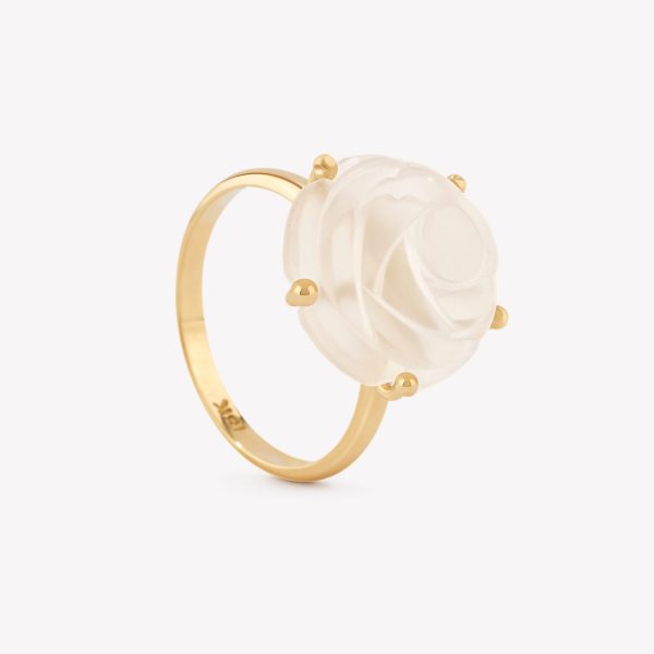 Anillo Pomelato Rosa, Oro Amarillo
