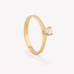 Anillo oro 18k amarillo, Compromiso. Oro amarillo.