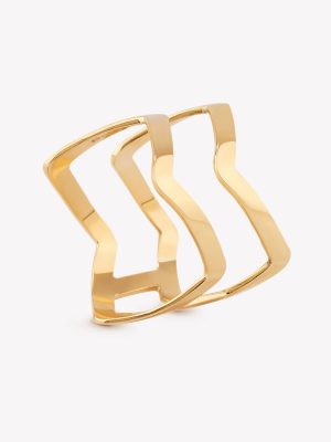 Anillo Zig Zag, Oro Amarillo