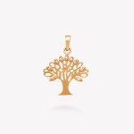 Dije Árbol de la Vida calado, Oro amarillo