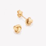 Aretes 18k amarillo, Entrelazados