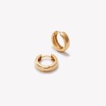 Argollas en oro18k amarillo, Bombe 1er Tamaño.
