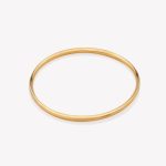 Semanario en oro 18k. amarillo, modelo Bangle Redondo.
