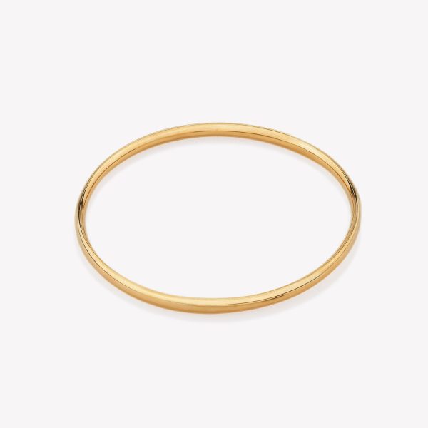 Semanario en oro 18k. amarillo, modelo Bangle Redondo.