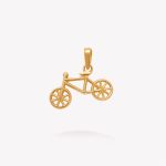 Dije oro 18k amarillo, Bicicleta.