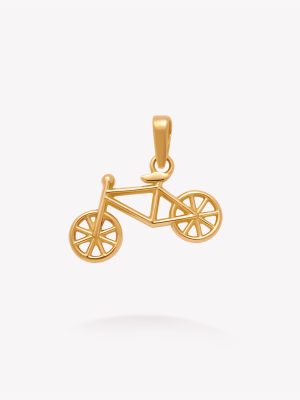 Dije oro 18k amarillo, Bicicleta.