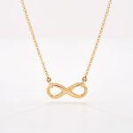 Cadena Rollo con Infinito, oro amarillo