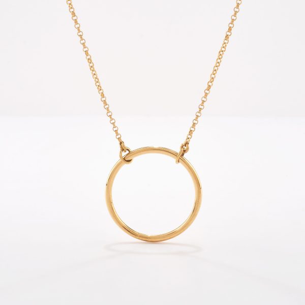 Cadena Rollo Karma, oro amarillo