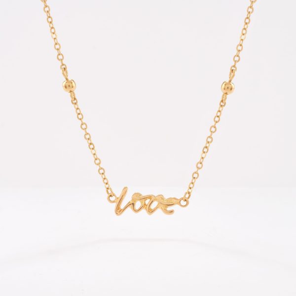 Cadena Love, Oro amarillo