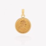 Dije oro 18k amarillo, Quinto 1995.