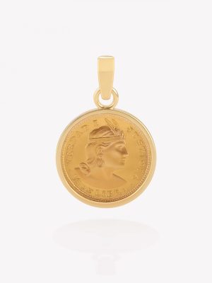 Dije oro 18k amarillo, Quinto 1995.