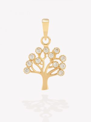 Dije Árbol de la Vida, Oro amarillo