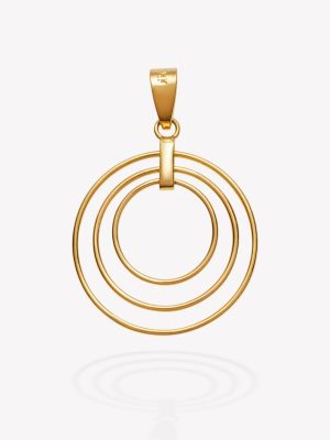 Dije Aros en Degradé. Oro amarillo