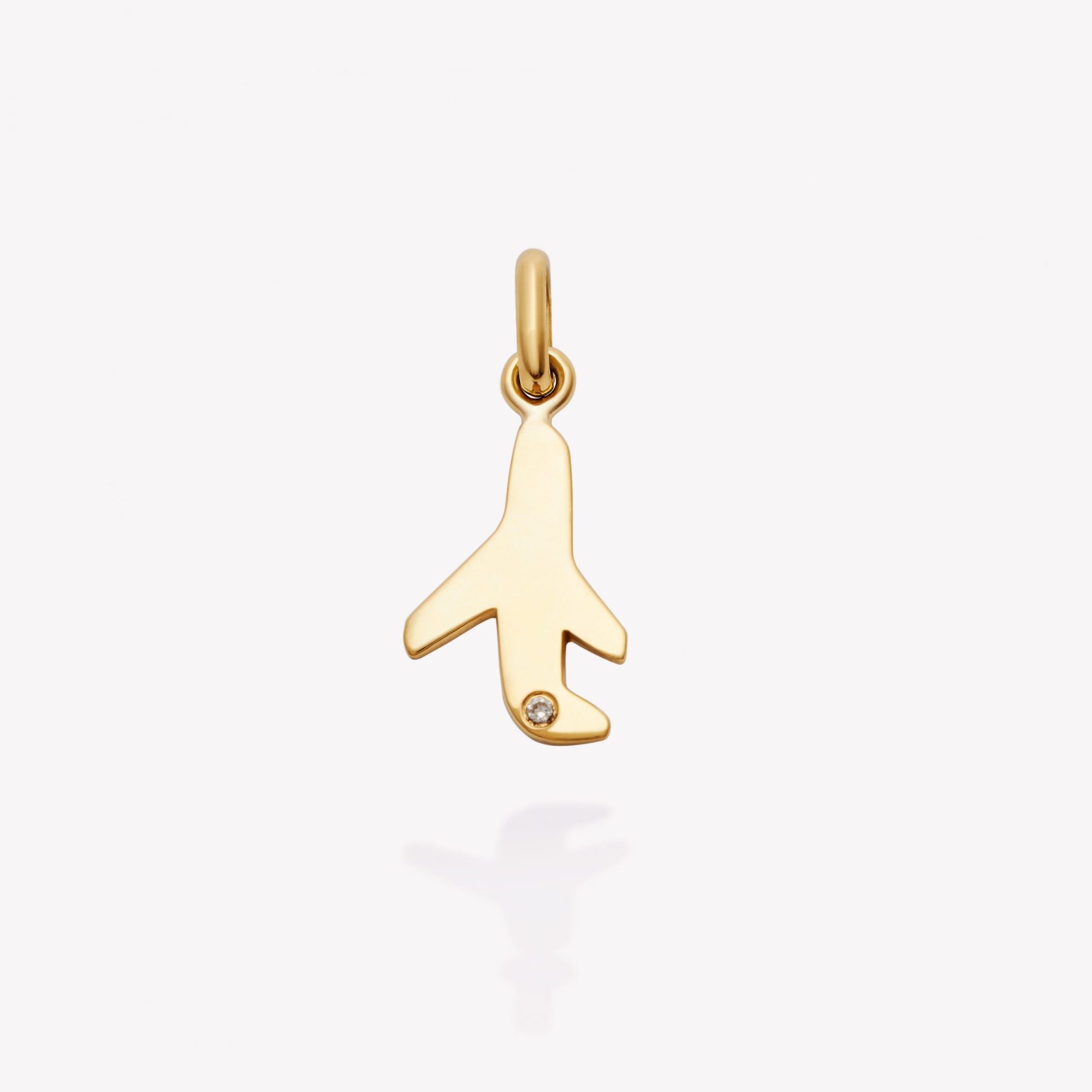 Dije oro 18k amarillo, Avión.