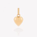Dije oro 18k amarillo, Corazón #9.