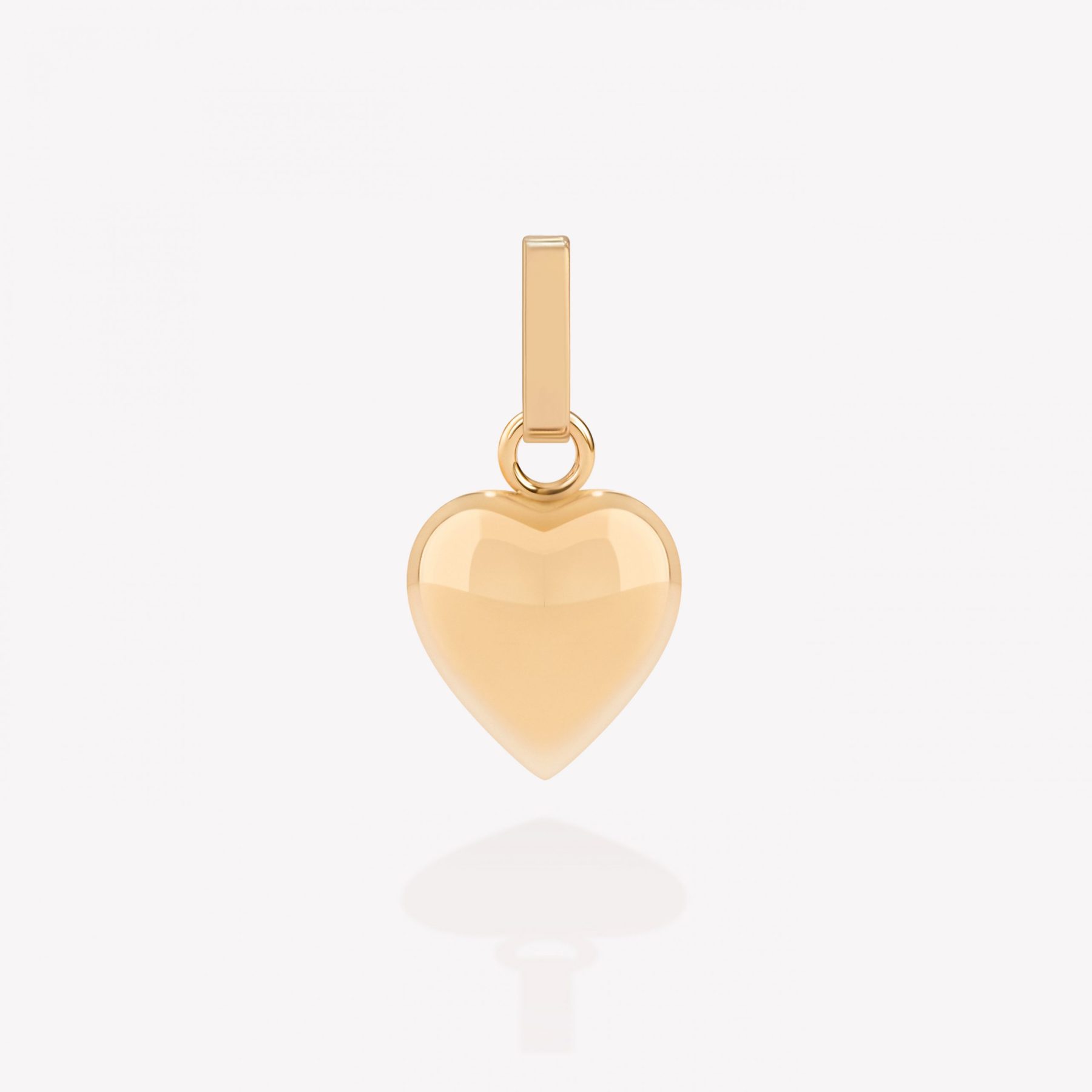 Dije oro 18k amarillo, Corazón #9.