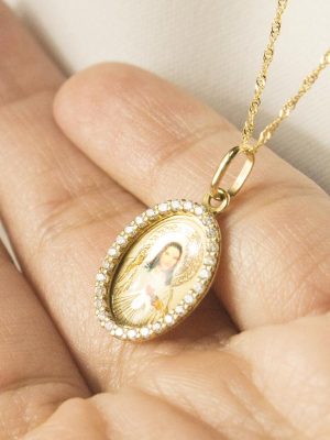 dije corazon de jesus con rusos 1