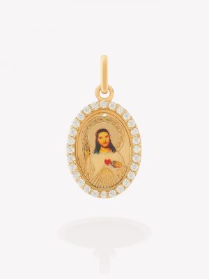Dije Corazón de Jesús, Oro amarillo