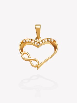 Dije Corazón Infinito. Oro amarillo