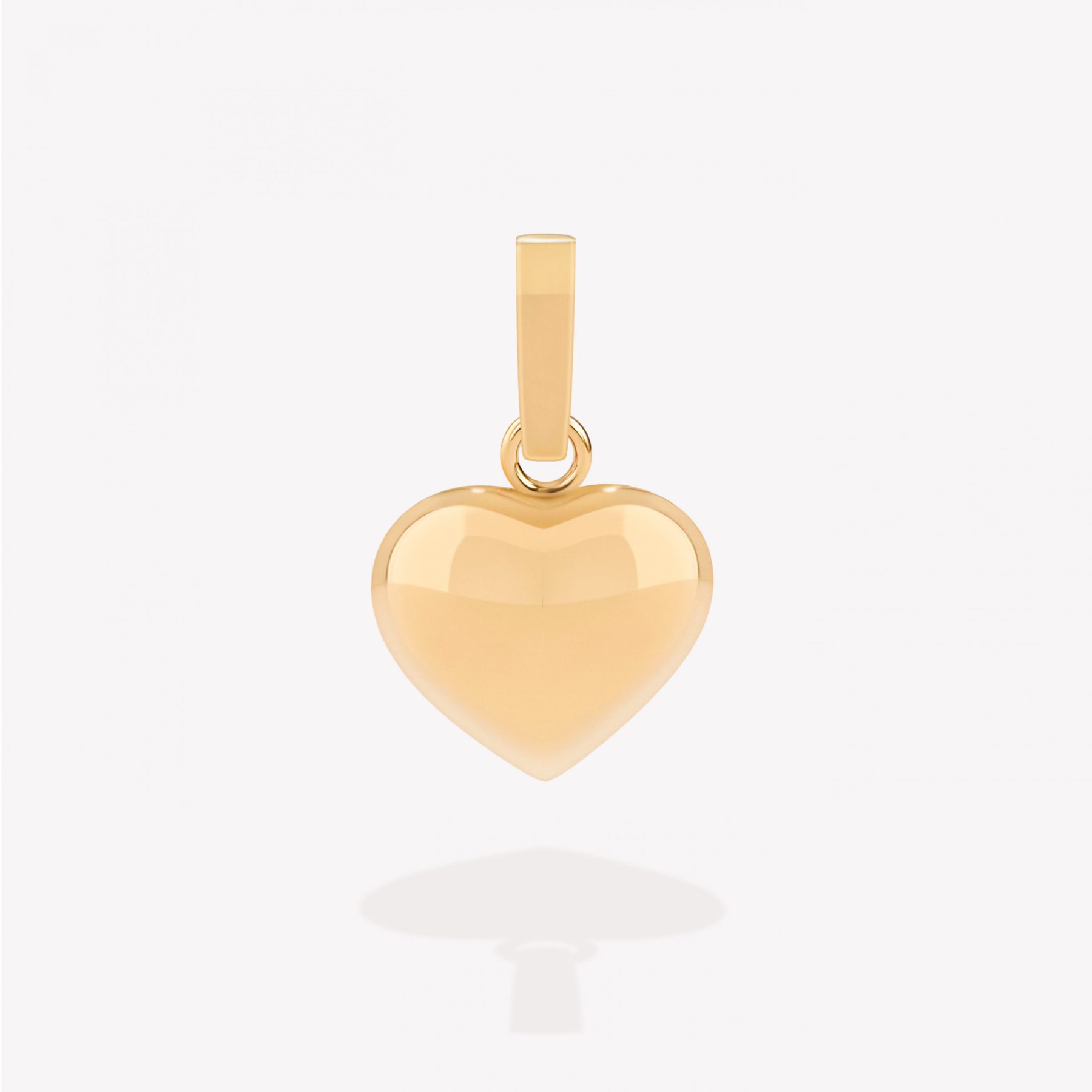 Dije oro 18k amarillo, Corazón #13.