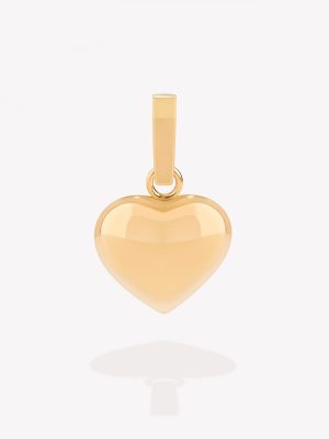 Dije oro 18k amarillo, Corazón #13.