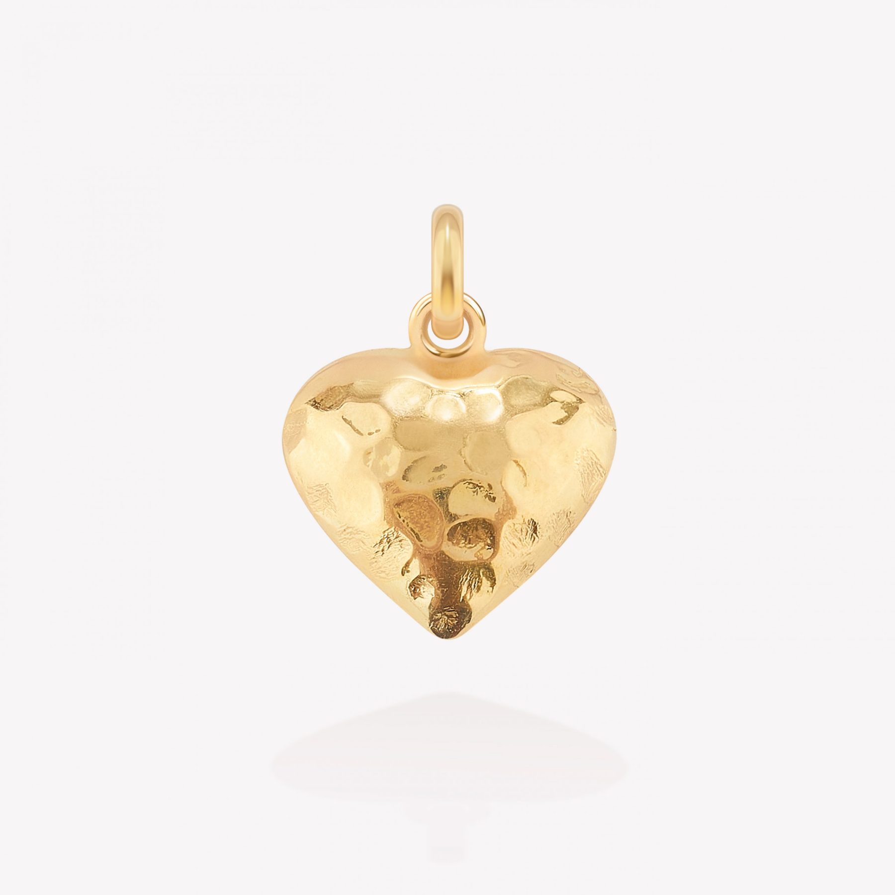 Dije oro 18k amarillo, Corazón con Diseño.