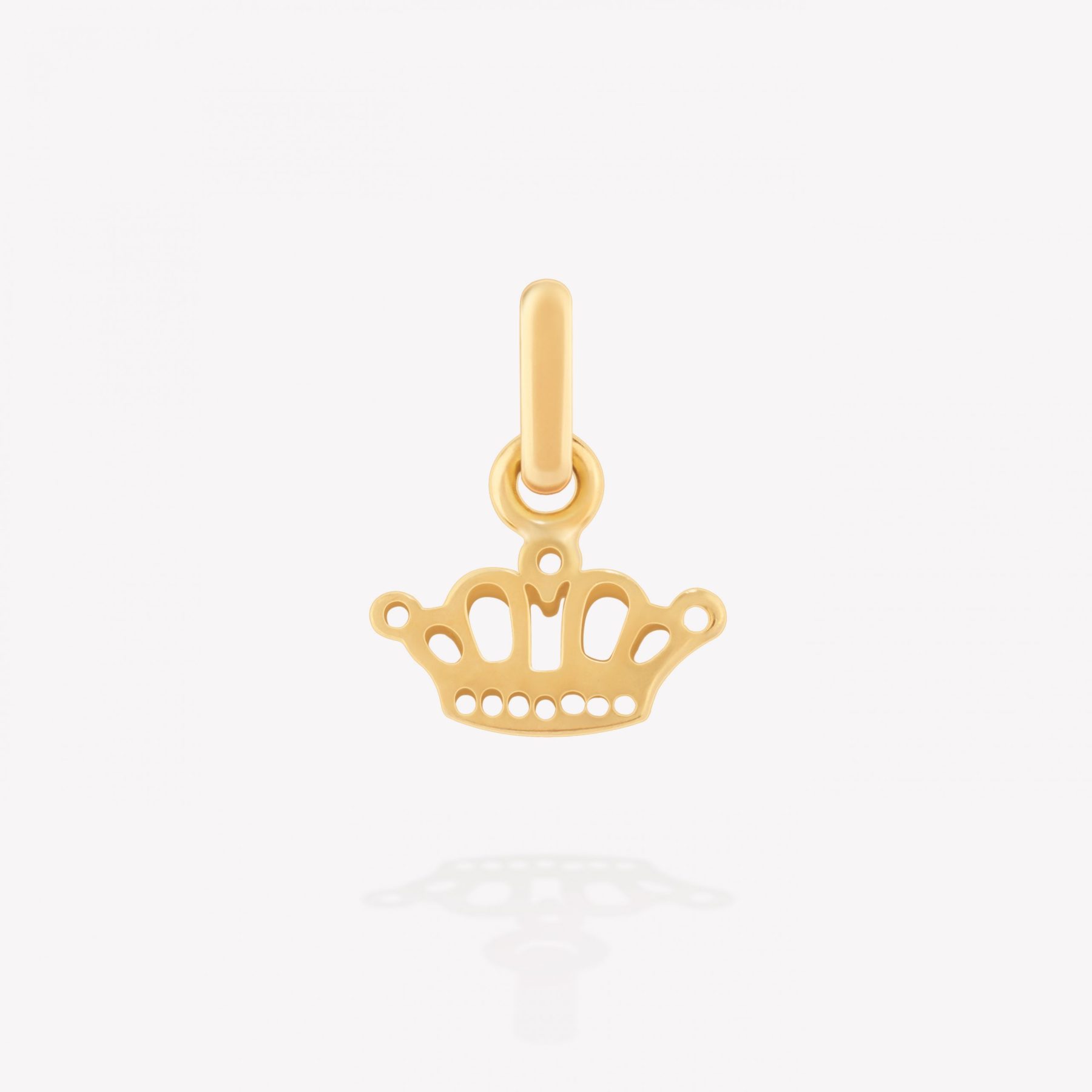 Dije oro 18k amarillo, Coronita.