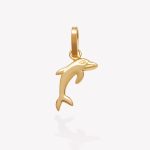 Dije oro 18k amarillo, Delfín.
