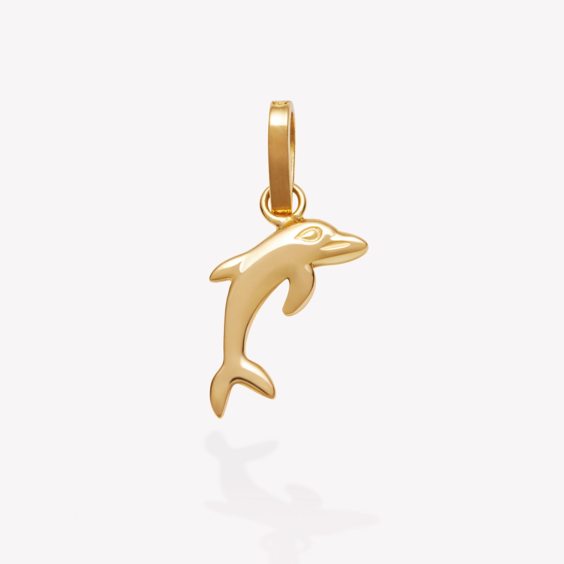 Dije oro 18k amarillo, Delfín.
