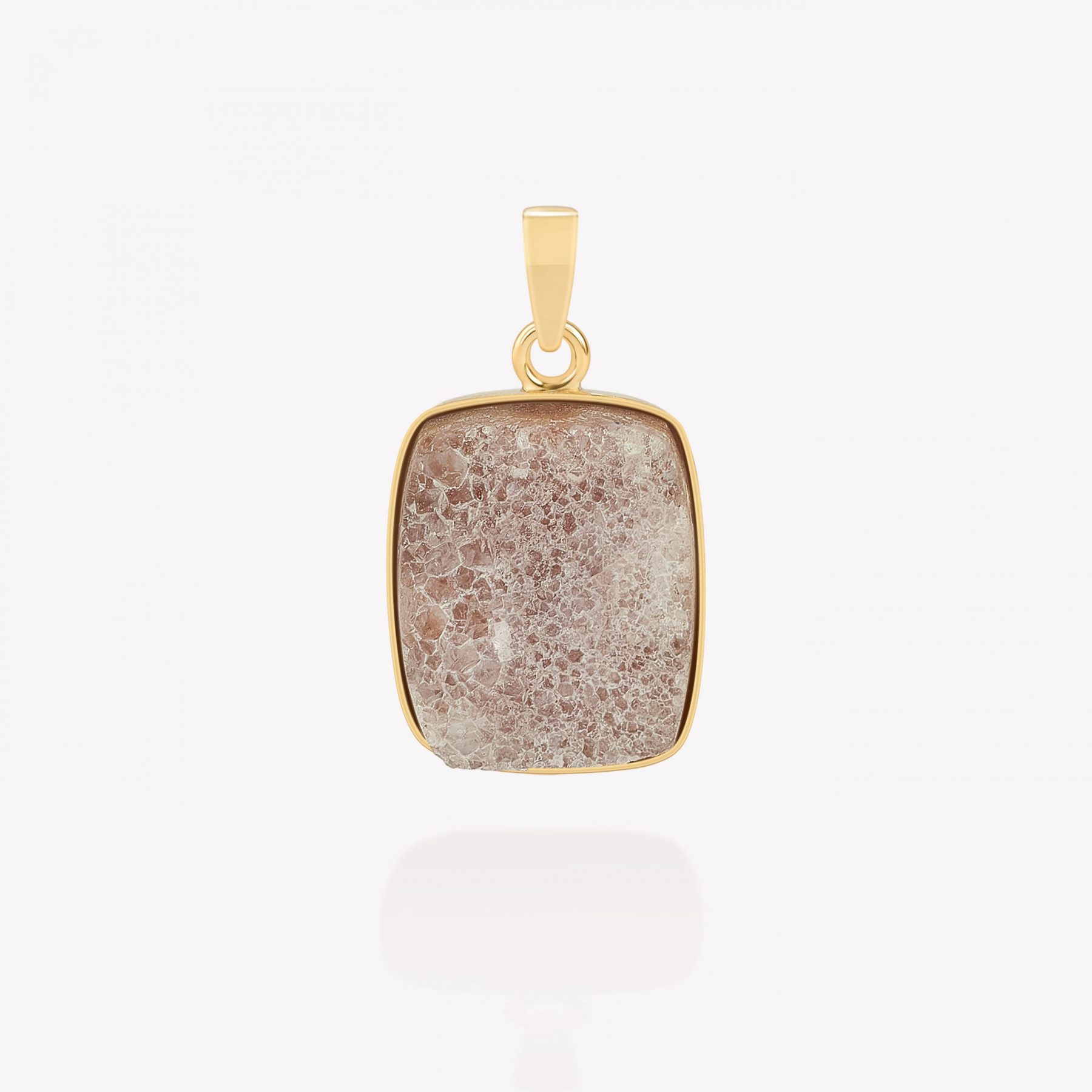 Dije oro 18k amarillo, Drusa.